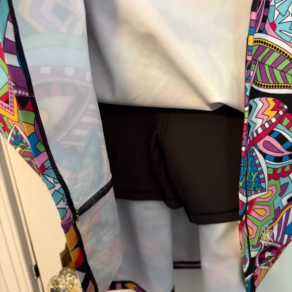 Johnny Was Bee Active Scoop Back Fit and Flare Tennis Dress Shorts - Small - Picture 6 of 7